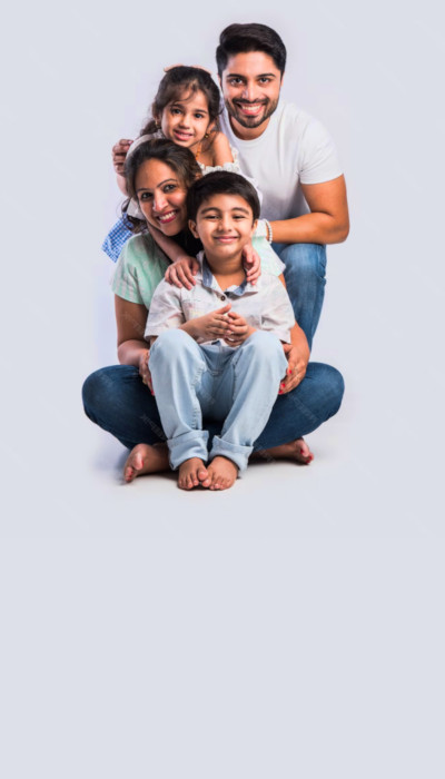 Young Indian Family Buying A Dream Home In India.