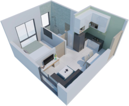 1 BHK Flats For Sale or Rent in India